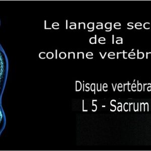 Code et symbole du disque lombo-sacré L5 / Sacrum